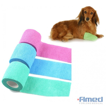 DOG, CAT, PUPPY, HORSE NON-WOVEN VET WOUND COHESIVE BANDAGE WRAP TAPE